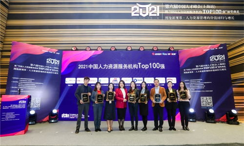 再次登榜！全景求是荣获2021中国人力资源服务机构TOP100强